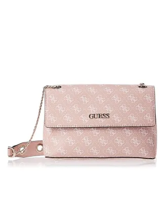 GUESS Women's Washington Convertible Crossbody Bag, Rose 