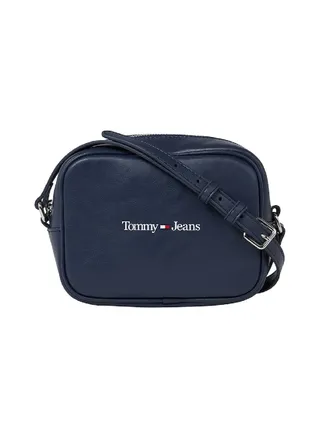 Women's Crossover Camera Handbag -  Polyurethane, Navy 