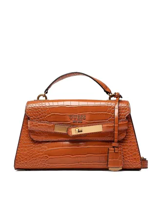 GUESS Enisa Top Handle Flap Bag 