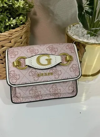 Guess Izzy Micro Logo Detailed Mini Bag 