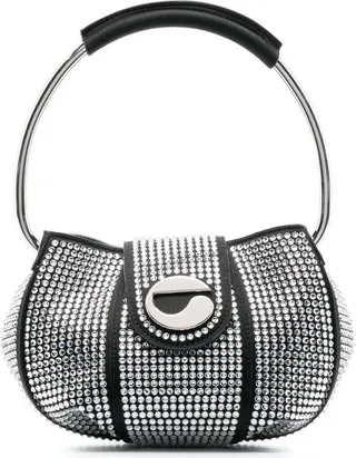 U.F.O. crystal-embellished shoulder bag