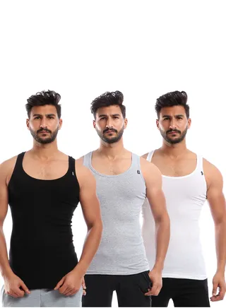 Bundle Of Three Men Undershirts Derby 