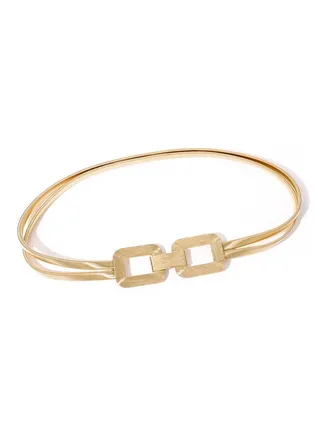 Metal Waist Belt Gold Skinny Metal Waist Chain Elastic Dress Belt Buckle Waistband Jewelry for Dress Jeans Formal 
