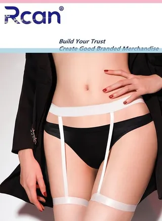 Stretch Garter Belt Integrated Non Slip Fashion Leg Accessories Leg Loops for Girls and Women 