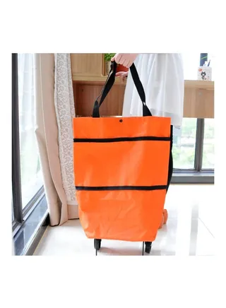 Folding Wheel Shopping Bag  39 x 10 x 31.5centimeter 