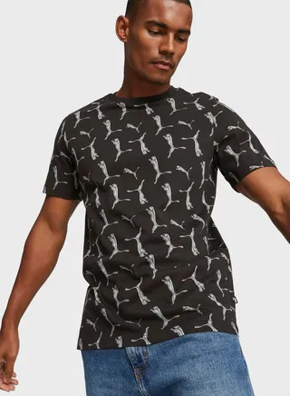 Essential Logo Lab Holiday Aop T-Shirt