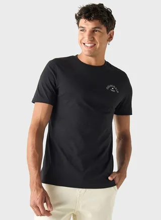 Slogan Crew Neck T-Shirt
