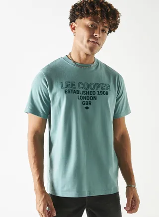 Slogan Crew Neck T-Shirt 