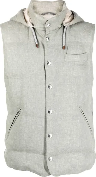 Padded Hooded Gilet