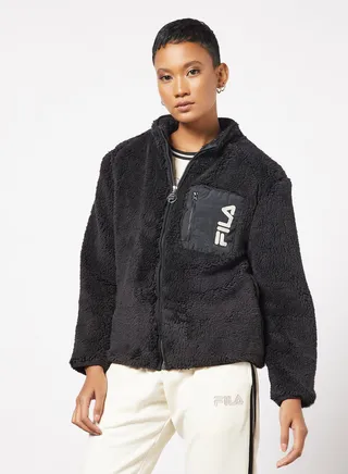Logo Borg Jacket 