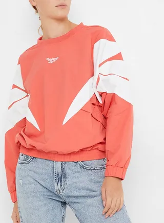 Classics V Sweatshirt Rosette/White 