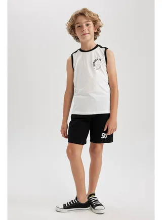Boy Regular Fit Crew Neck Sleeveless Knitted Set - 2 Pack 