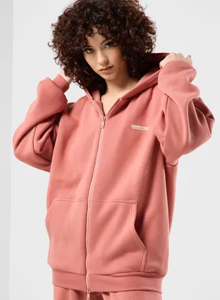 Oversized Zip Hoodie