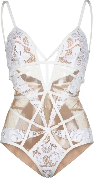 Lingerie Bodysuit White