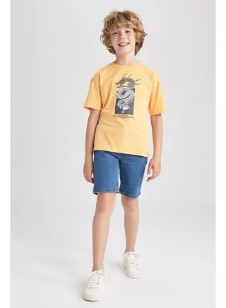 Boy Bermuda Denim Short 