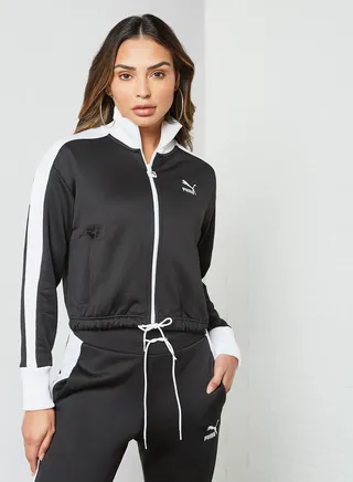 Iconic T7 Crop Jacket Black 