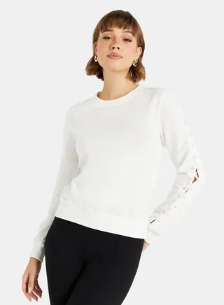 Basic Sweatshirt Cream 