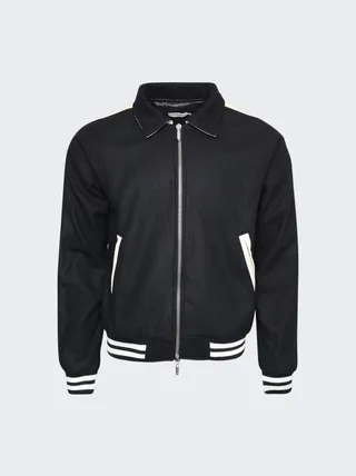 "Rhude Boys" Signature Bomber Jacket Black