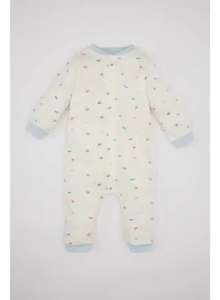 Babyboy New Born Regular Fit Baby Neck Long Sleeve Knitted Overalls 
