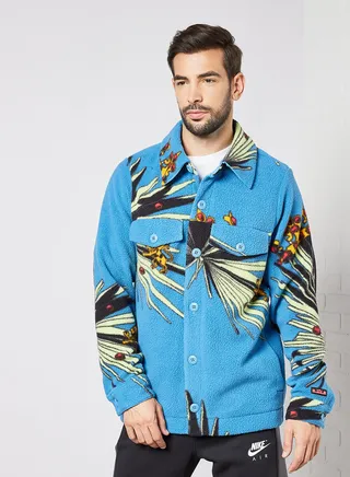 LeBron Down Sherpa Jacket Blue 