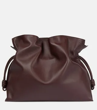 Flamenco XL leather shoulder bag