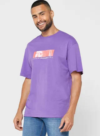 Graphic Printed Crew Neck T-Shirt 