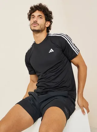 Train Essentials 3-Stripes Training T-Shirt