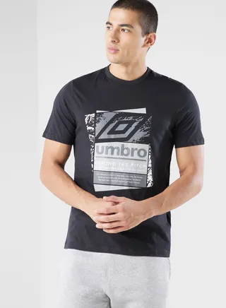 Layered Box Logo Graphic T-Shirt 