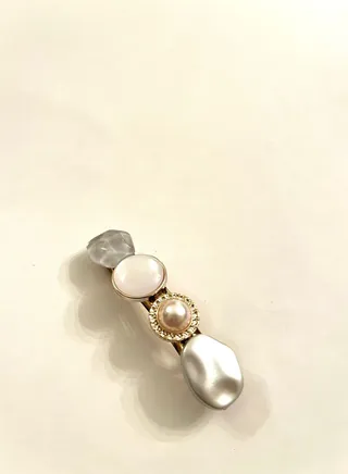 Grey Royal hair clip 