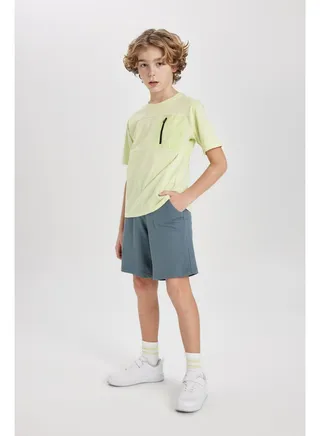 Boy Regular Fit Knitted Shorts 