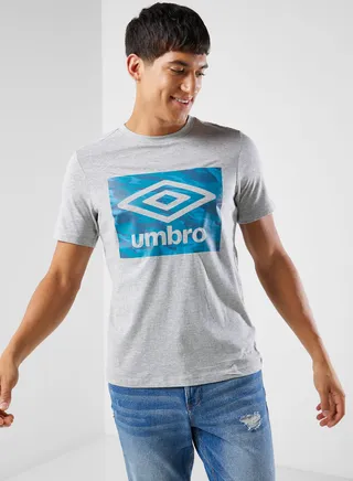 Camo Box Logo Graphic T-Shirt