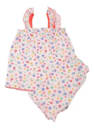 Baby Girls T-shirt & Short PJ Set 