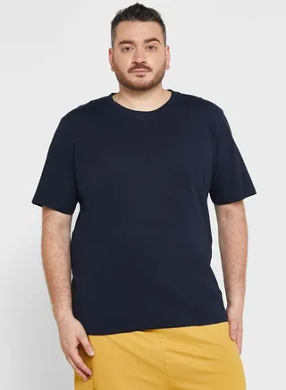 Plus Size Crew Neck T Shirt