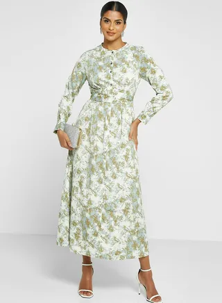 Floral Print Dress 