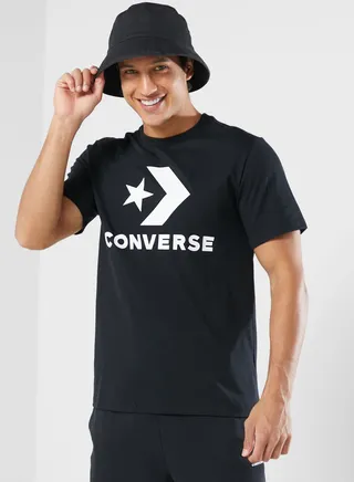Standard Fit Center Front Large Logo Star T-Shirt 