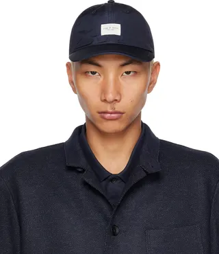 rag & bone Navy Addison Baseball Cap