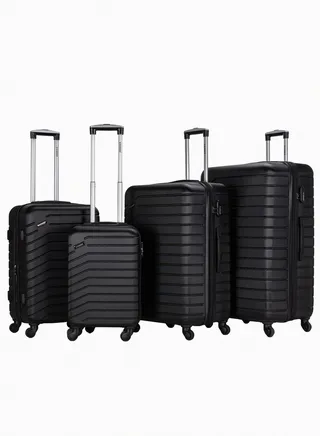 Suitcase Set of 4 PCS ABS Hardside Travel Luggage Bag 