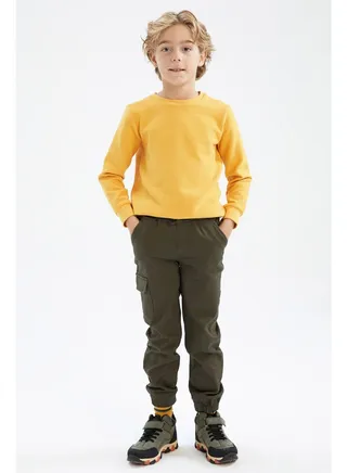 Boy Cargo Jogger Woven Trousers 