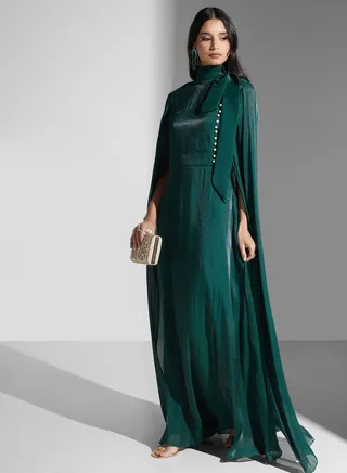 Cape Style Dress