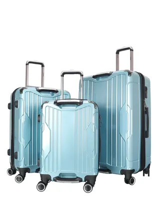 Trolley Luggage Set of 3 PCS TPC Hard Side Spinner Wheels with TSA Lock 