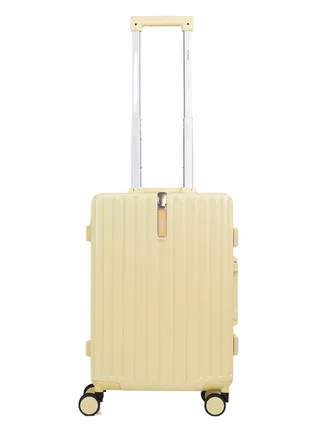 Luggage Bag TPC Hard Side Suitcase 360° Rotational Wheels and Lockable System Travel Bag Black 