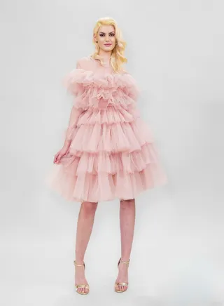 Mini Pink Ballerina Tulle Dress 