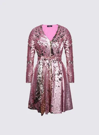 Charisma Semi Fitted Sequin Dress 