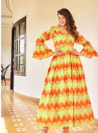 Dress with Belt 