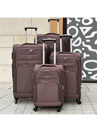 4 Pieces ABS Hardside 360° Spinner 2 Wheels Trolley Luggage Set  20/24/28/32 Inch 