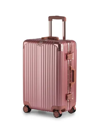 Aluminium Frame Ultra-Light, Rose gold, Checked 24-inch, SVK388 