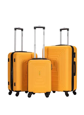 Suitcase Set of 3 PCS ABS Hardside Travel Luggage Bag 