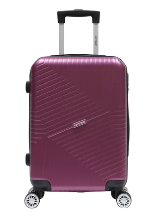 Single Hardside Spinner ABS Trolley Luggage With Number Lock 20 Inches 