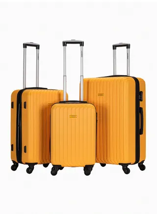 Suitcase Set of 3 PCS ABS Hardside Travel Luggage Bag 