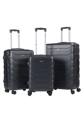 Luggage Set 3Pcs ABS Trolley Bag Set With Number Lockable System 